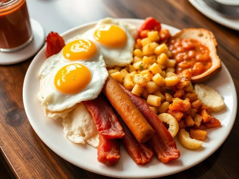 Delicious favourite dish enjoyed by Sarah Thompson at Scran Away Cafe